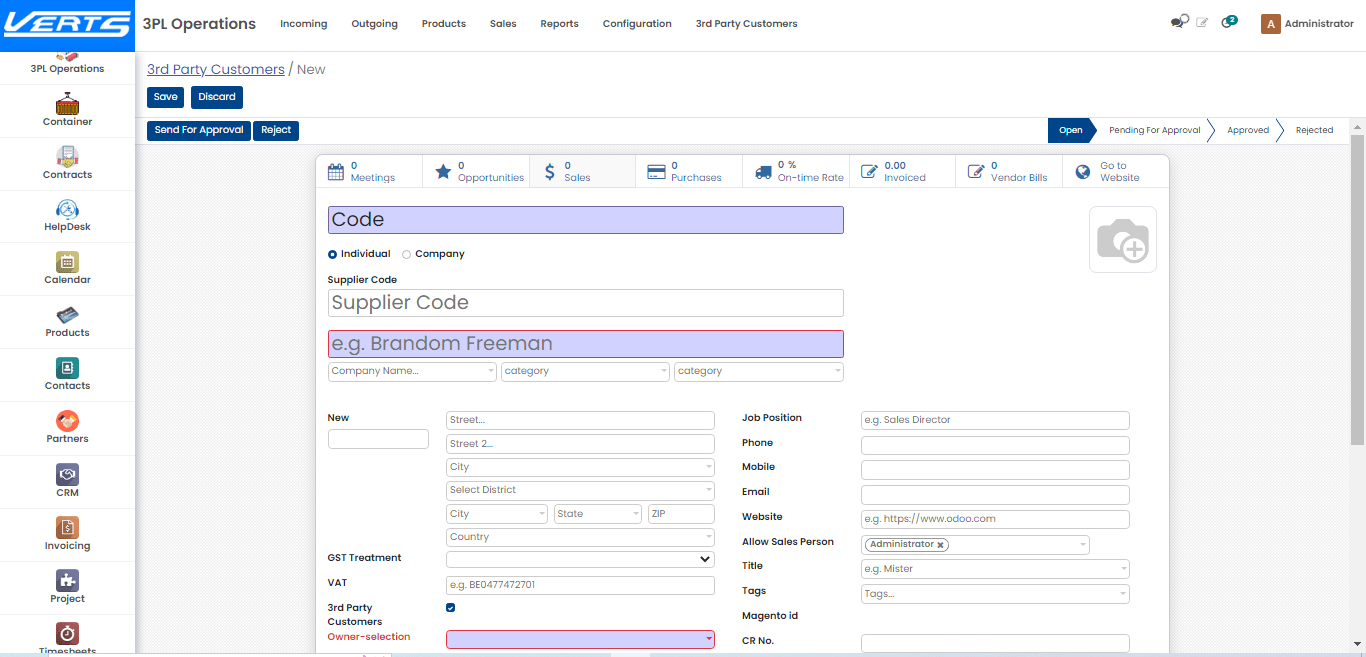 eCommerce and 3PL Management Solution for Logistics Industry